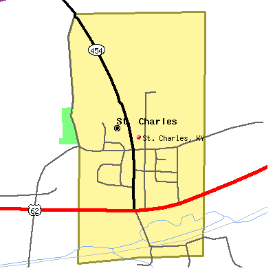 St. Charles map