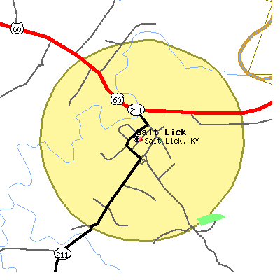 Salt Lick map