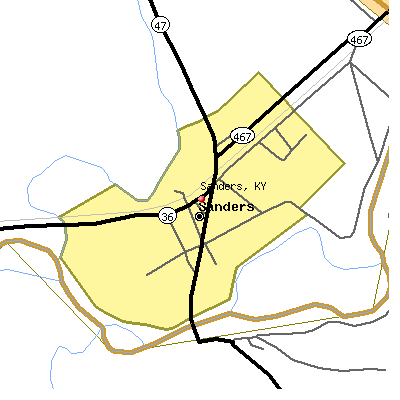 Sanders map