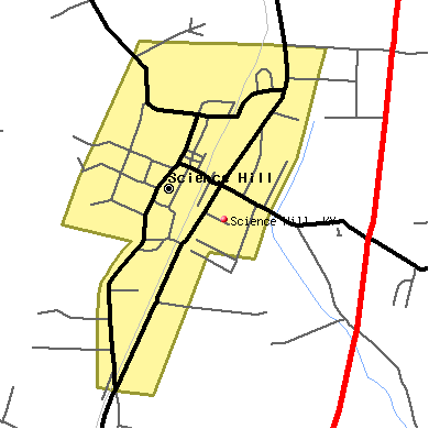 Science Hill map