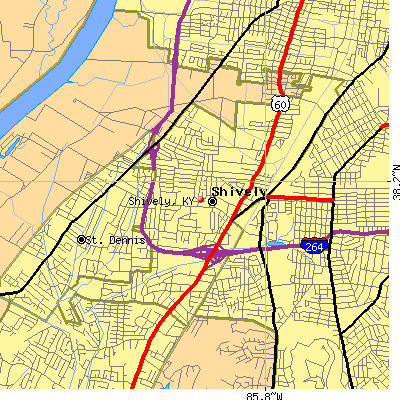Shively map