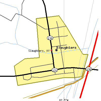 Slaughters map