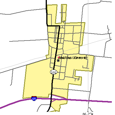 Smiths Grove map