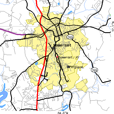 Somerset map