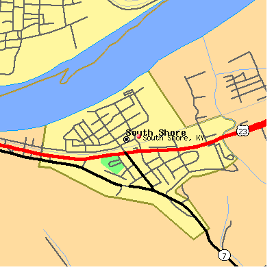 South Shore map