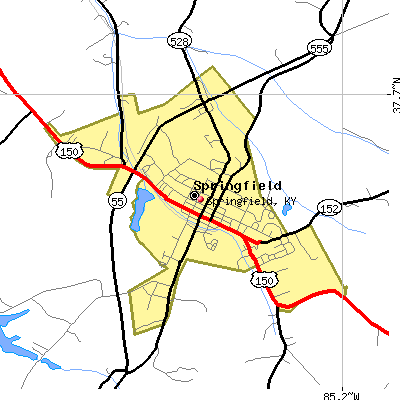 Springfield map