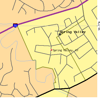 Spring Valley map