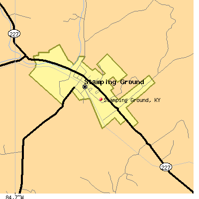Stamping Ground map