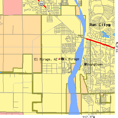 El Mirage map