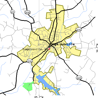 Tompkinsville map