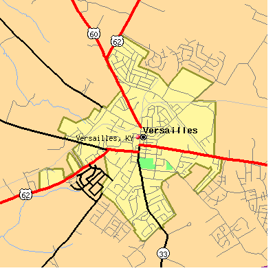 Versailles map
