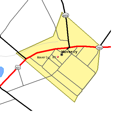 Waverly map