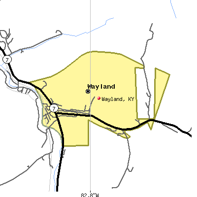 Wayland map