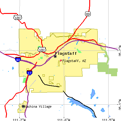 Flagstaff map