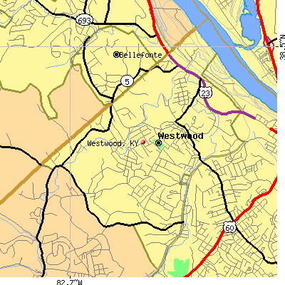 Westwood map