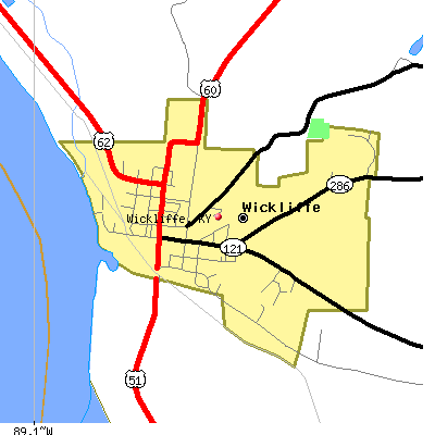 Wickliffe map