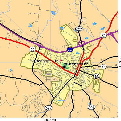 Winchester map