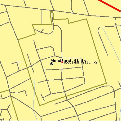 Woodland Hills map