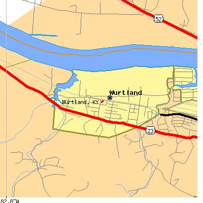 Wurtland map