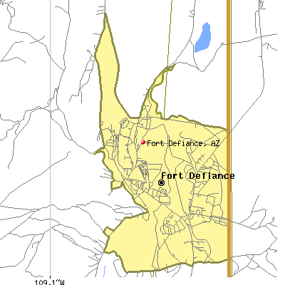 Fort Defiance map