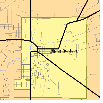 Abita Springs map