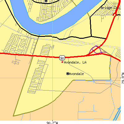 Avondale map