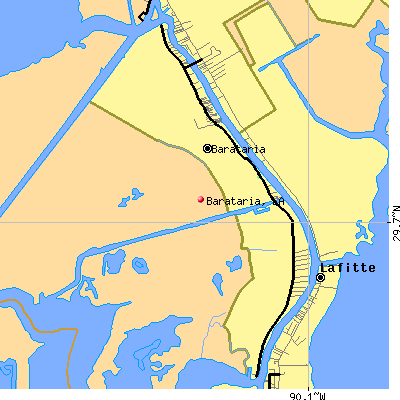 Barataria map