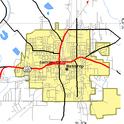 Bastrop map
