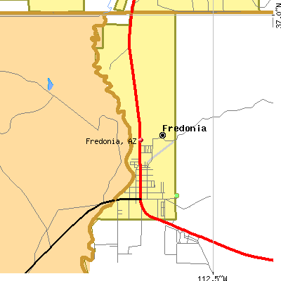 Fredonia map