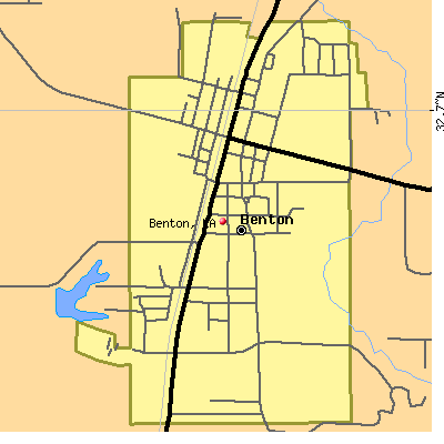 Benton map