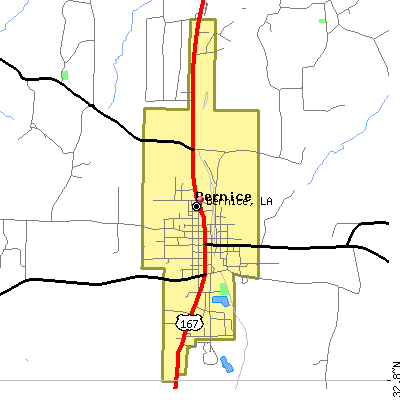 Bernice map