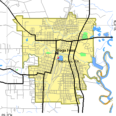 Bogalusa map