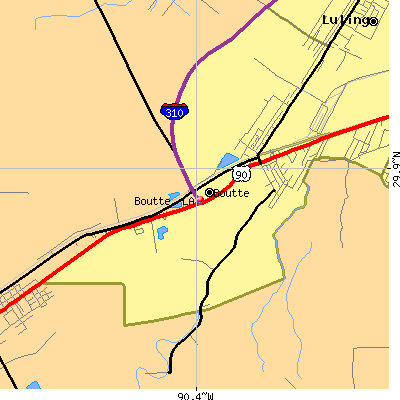 Boutte map
