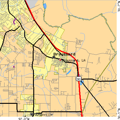 Broussard map