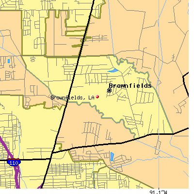 Brownfields map