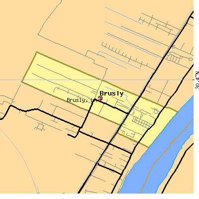 Brusly map