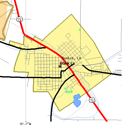 Bunkie map