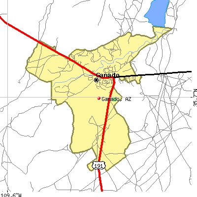 Ganado map