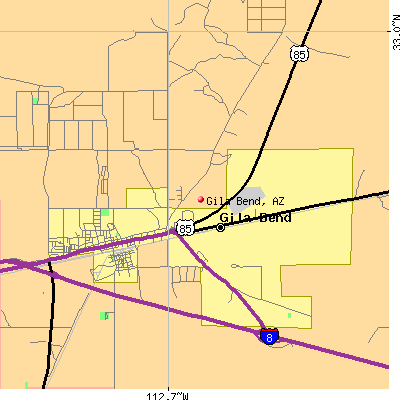 Gila Bend map