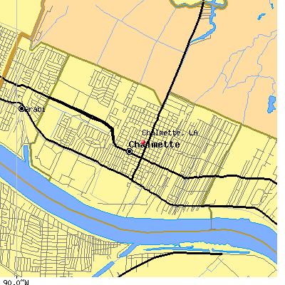 Chalmette map