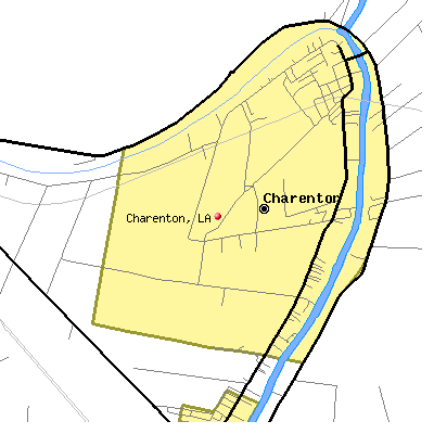 Charenton map