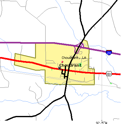 Choudrant map