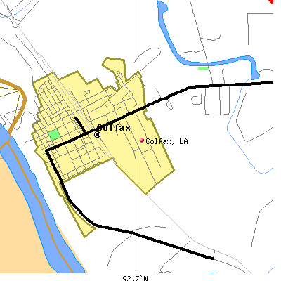 Colfax map