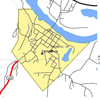 Columbia map
