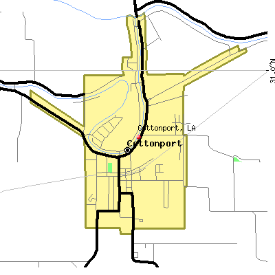 Cottonport map