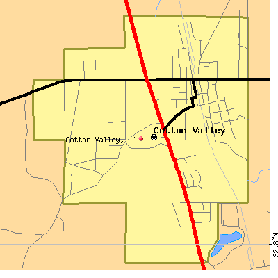 Cotton Valley map