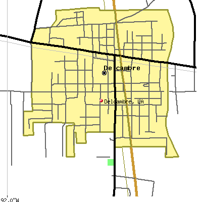 Delcambre map