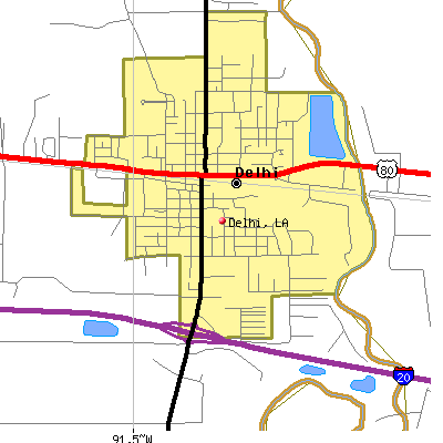 Delhi map