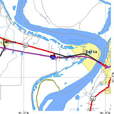Delta map