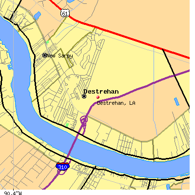Destrehan map
